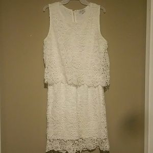 White Lace Boutique Dress